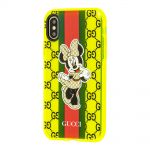 Чохол для iPhone Xs Max Neon print Мінні Маус