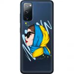 Чохол для Samsung Galaxy S20 (G980) MixCase патріотичні дівчина в жовто-синій