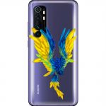 Чохол для Xiaomi Mi Note 10 Lite MixCase патріотичні жовто-синій птах