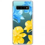 Чохол для Samsung Galaxy S10 (G973) MixCase патріотичні синьо-жовті квіти