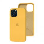 Чохол Silicone для iPhone 12 Pro Max case гірчичний