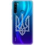 Чохол для Xiaomi Redmi Note 8 MixCase патріотичні білий тризуб