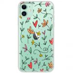 Чохол для iPhone 12 mini Mixcase квіти квіточки - листочки