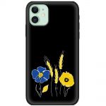 Чохол для iPhone 12 mini MixCase патріотичні квіти україни