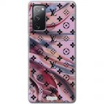 Чохол для Samsung Galaxy S20 FE (G780) Mixcase лого на рожевому