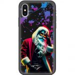 Чохол для iPhone X / Xs MixCase Новий рік гламурний Святий Миколай