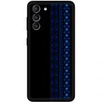 Чохол для Samsung Galaxy S21 FE (G990) MixCase патріотичні синій колір вишиванки