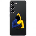 Чохол для Samsung Galaxy S23 (S911) MixCase патріотичні синьо-жовті кольори