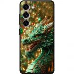 Чохол для Samsung Galaxy S23 (S911) MixCase Новий рік green Dragon