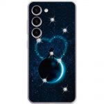 Чохол для Samsung Galaxy S23+ (S916) Mixcase зі стразами серце з зірок