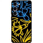 Чохол для Samsung Galaxy S23 (S911) MixCase патріотичні синє-жовта лілія