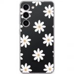 Чохол для Samsung Galaxy S23+ (S916) Mixcase квіти патерн ромашок