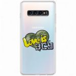 Чохол для Samsung Galaxy S10+ (G975) MixCase патріотичні Love is ЗСУ