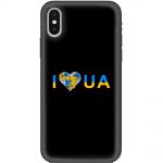 Чохол для iPhone Xs Max MixCase патріотичні I love UA