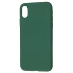 Чохол для iPhone X / Xs Candy зелений / forest green