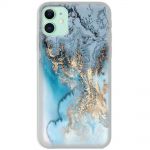 Чохол для iPhone 12 MixCase мармур бірюзовий мікс