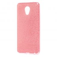Чехол для Meizu M5 Shining Glitter с блестками розовый жемчуг