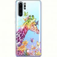 Силіконовий чохол BoxFace Huawei P30 Pro Colorful Giraffe (36856-cc14)