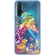 Силіконовий чохол BoxFace Huawei Nova 5T Colorful Giraffe (38618-cc14)