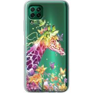Силіконовий чохол BoxFace Huawei P40 Lite Colorful Giraffe (39380-cc14)