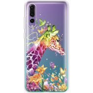 Силіконовий чохол BoxFace Huawei P20 Pro Colorful Giraffe (36195-cc14)