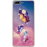 Силіконовий чохол BoxFace Huawei Y7 Prime 2018 Butterflies (934966-rs19)