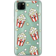 Силіконовий чохол BoxFace Huawei Y5p с 3D-глазками Popcorn (40025-cc75)