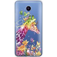 Силіконовий чохол BoxFace Meizu M5 Colorful Giraffe (35998-cc14)