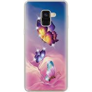 Силіконовий чохол BoxFace Samsung A530 Galaxy A8 (2018) Butterflies (935014-rs19)