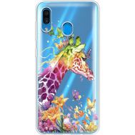Силіконовий чохол BoxFace Samsung A205 Galaxy A20 Colorful Giraffe (36923-cc14)