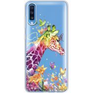 Силіконовий чохол BoxFace Samsung A705 Galaxy A70 Colorful Giraffe (36861-cc14)
