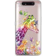 Силіконовий чохол BoxFace Samsung A805 Galaxy A80 Colorful Giraffe (37363-cc14)