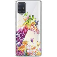 Силіконовий чохол BoxFace Samsung A515 Galaxy A51 Colorful Giraffe (38809-cc14)