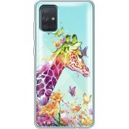 Силіконовий чохол BoxFace Samsung A715 Galaxy A71 Colorful Giraffe (38851-cc14)