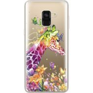 Силіконовий чохол BoxFace Samsung A530 Galaxy A8 (2018) Colorful Giraffe (35014-cc14)
