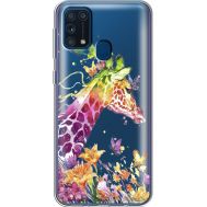 Силіконовий чохол BoxFace Samsung M315 Galaxy M31 Colorful Giraffe (39092-cc14)