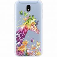Силіконовий чохол BoxFace Samsung J530 Galaxy J5 2017 Colorful Giraffe (35019-cc14)