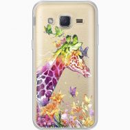 Силіконовий чохол BoxFace Samsung J200H Galaxy J2 Colorful Giraffe (35054-cc14)