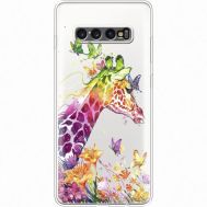 Силіконовий чохол BoxFace Samsung G975 Galaxy S10 Plus Colorful Giraffe (35881-cc14)
