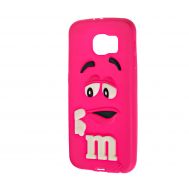 Чехол M&m's для Samsung Galaxy S6 (G920) розовый