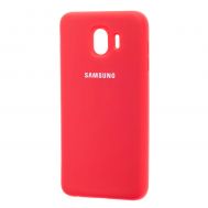 Чохол для Samsung Galaxy J4 2018 (J400) Silicone cover червоний