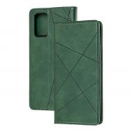 Чохол книжка Business Leather для Samsung Galaxy Note 20 (N980) зелений