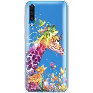 Силіконовий чохол BoxFace Samsung A505 Galaxy A50 Colorful Giraffe (36420-cc14)