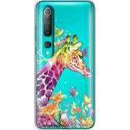 Силіконовий чохол BoxFace Xiaomi Mi 10 Colorful Giraffe (39445-cc14)