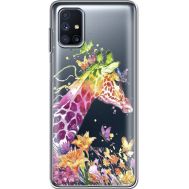 Силіконовий чохол BoxFace Samsung M515 Galaxy M51 Colorful Giraffe (40938-cc14)