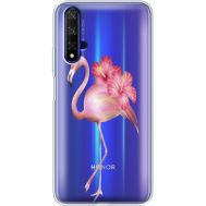 Силіконовий чохол BoxFace Huawei Honor 20 Floral Flamingo (37633-cc12)