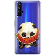 Силіконовий чохол BoxFace Huawei Honor 20 Little Panda (37633-cc21)