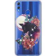 Силіконовий чохол BoxFace Huawei Honor 8x Cat in Flowers (935499-rs10)
