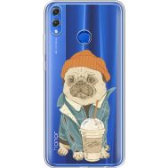 Силіконовий чохол BoxFace Huawei Honor 8x Dog Coffeeman (35499-cc70)