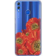 Силіконовий чохол BoxFace Huawei Honor 8x Red Poppies (35499-cc44)